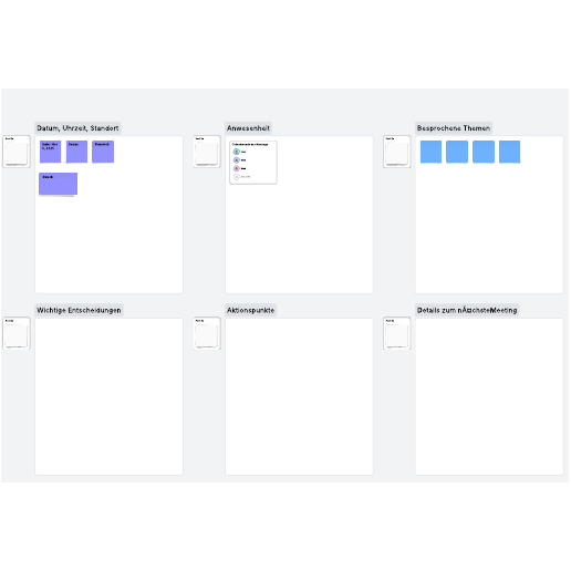 Zur Vorlage Meetingprotokoll gehen